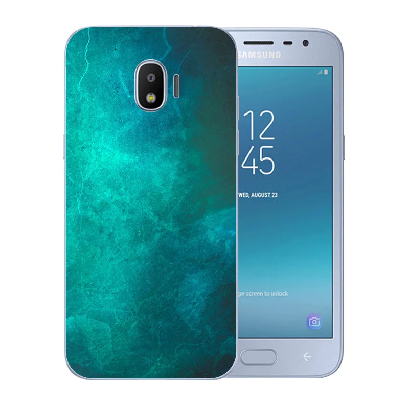 Clear TPU 5.0 inch for Samsung Galaxy J2 Pro 2018/ SM-J250F Silicone Color Stone Pattern Shell 2018 Back Cover |