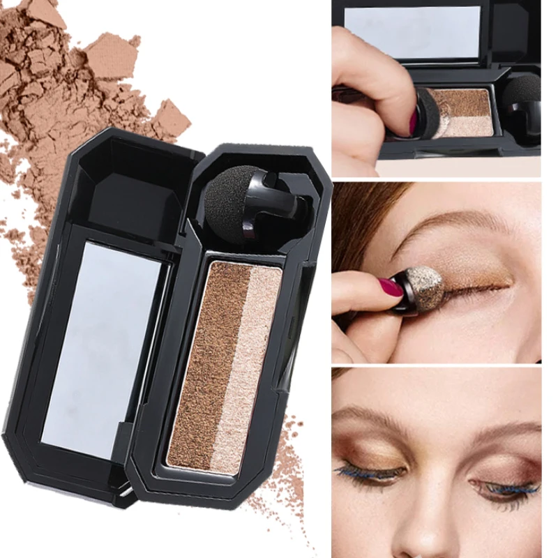 Профессиональная цветная косметика для глаз водонепроницаемый пигмент двойной