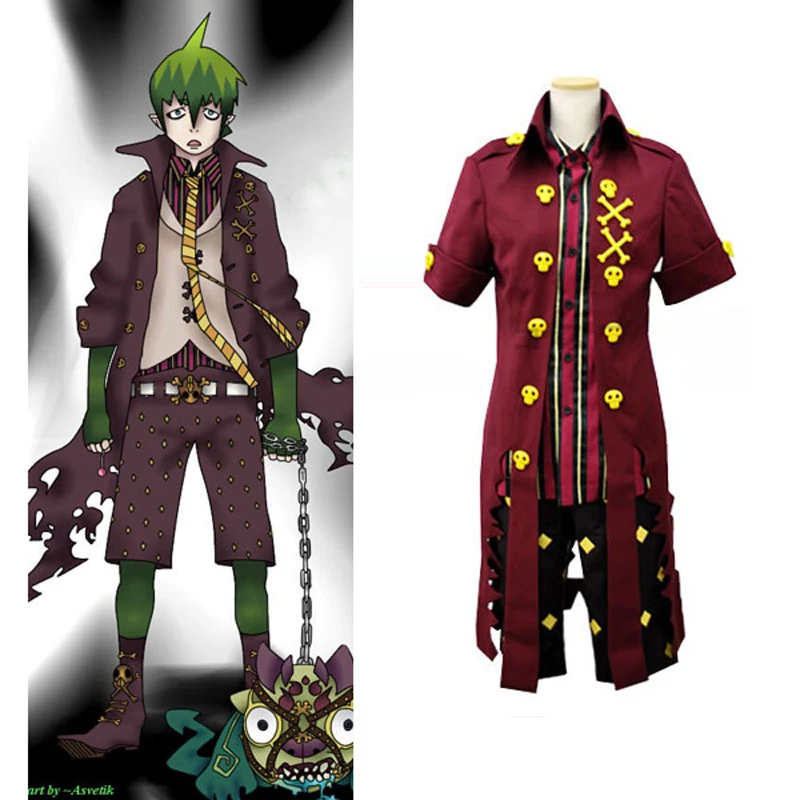 Синий экзорцист для косплея Blue Exorcist Король земли Amaimon Косплей форма костюм Для
