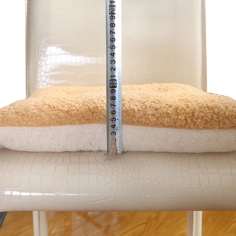 Бархат ягненка креативная плюшевая продолговатая подушка для сиденья