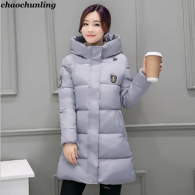 2019 новый зимний пуховик со шляпой Корейская женская мода женские теплые куртки 7