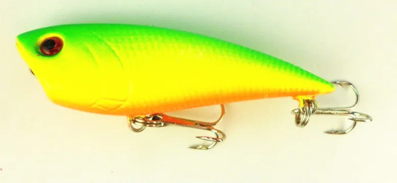 67 мм 12 шт. Поппер пластиковые приманки рыбалки приманку минноу 6.7 СМ 7.5 Г 6 # крюк