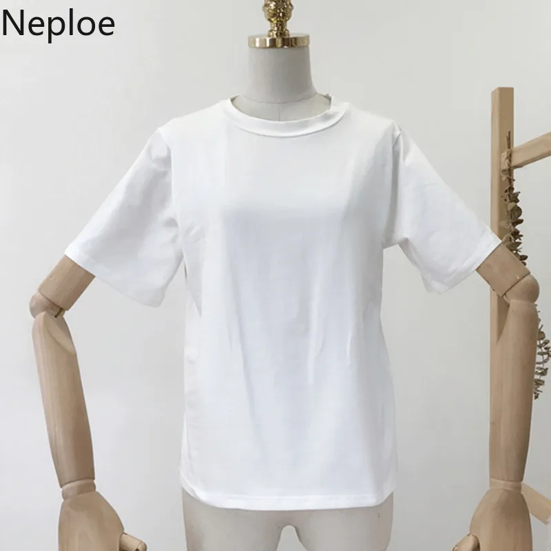 Neploe женский костюм из двух предметов однотонные футболки с коротким рукавом и