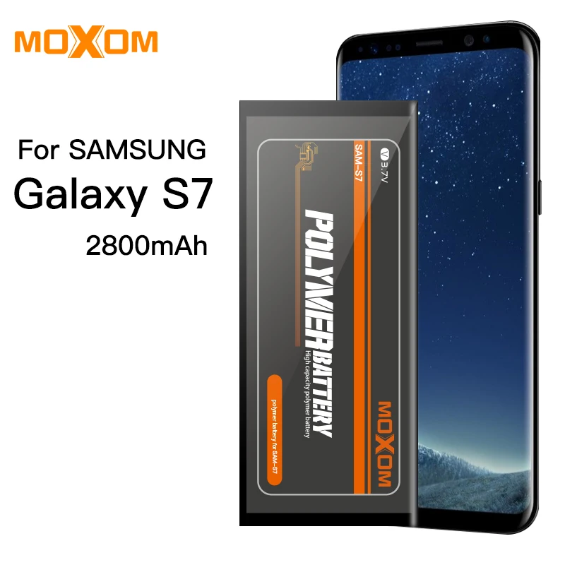 Мобильный телефон MOXOM аккумулятор для Samsung Galaxy S7 G9300 G930F G930 2800 мАч литий-полимерный