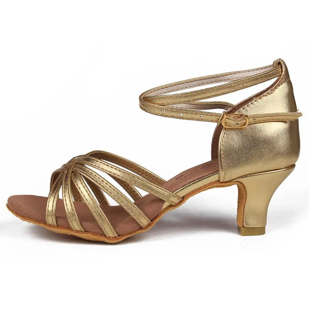 5cm heels gold Фирменная Новинка Для женщин Бальные туфли для латиноамериканских танцев, танго, туфли на каблуке, Лидер продаж 5 см/7 см; женские туфли - Цвет: 5cm heels gold