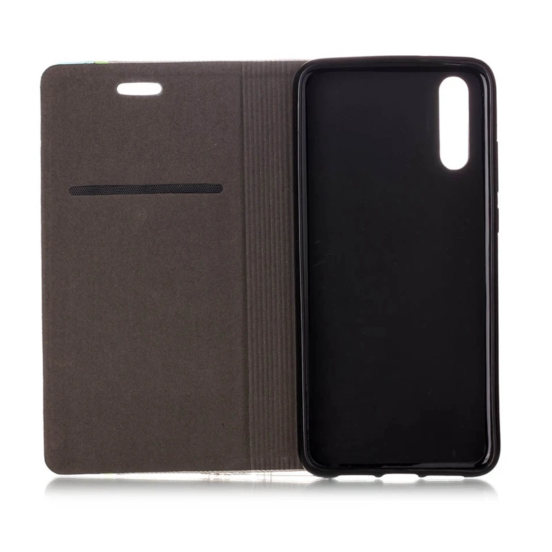 Reaoom Phone Case for Huawei P20 Colorful Tone Back Cover Plus Simple Fashion Silicone Leather Flip Funda Capa |