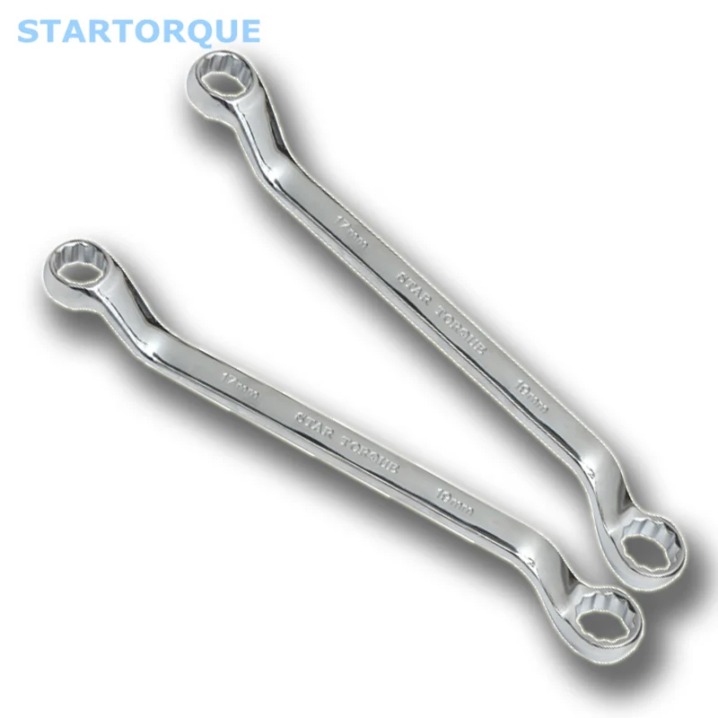 Большой гаечный ключ STARTORQUE с двойным кольцом хром-ванадиевый для промышленного и