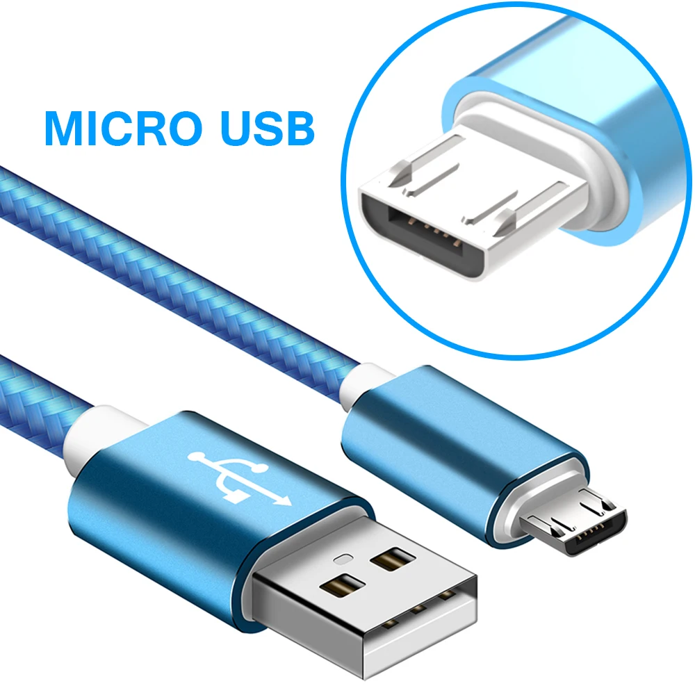 Кабель Micro USB для Huawei P8 P9 Lite быстрая зарядка и синхронизация данных очень длинный