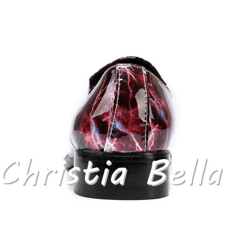 Christia Bella из натуральной кожи британский стиль женские туфли-лодочки Мужская