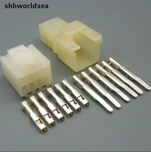 shhworldsea Female male 6 pin automotive wiring harness plug way car auto electrical wire connector socket 6090-1218 6090-1149 | Автомобили