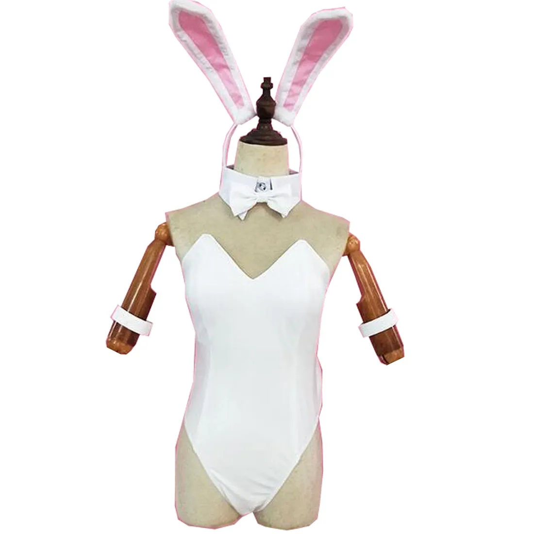 2019 Women Cosplay Costume DVA Bunny Girl Suits Sexy Cute Party Costumes Game Roleplay Lingerie Bodysuit Clubwear with Ear