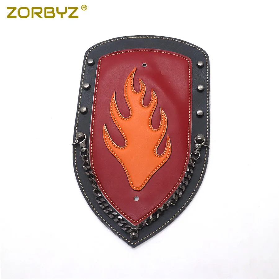ZORBYZ Мотоцикл Пламя искусственная кожа равнина заднее крыло нагрудник для Harley