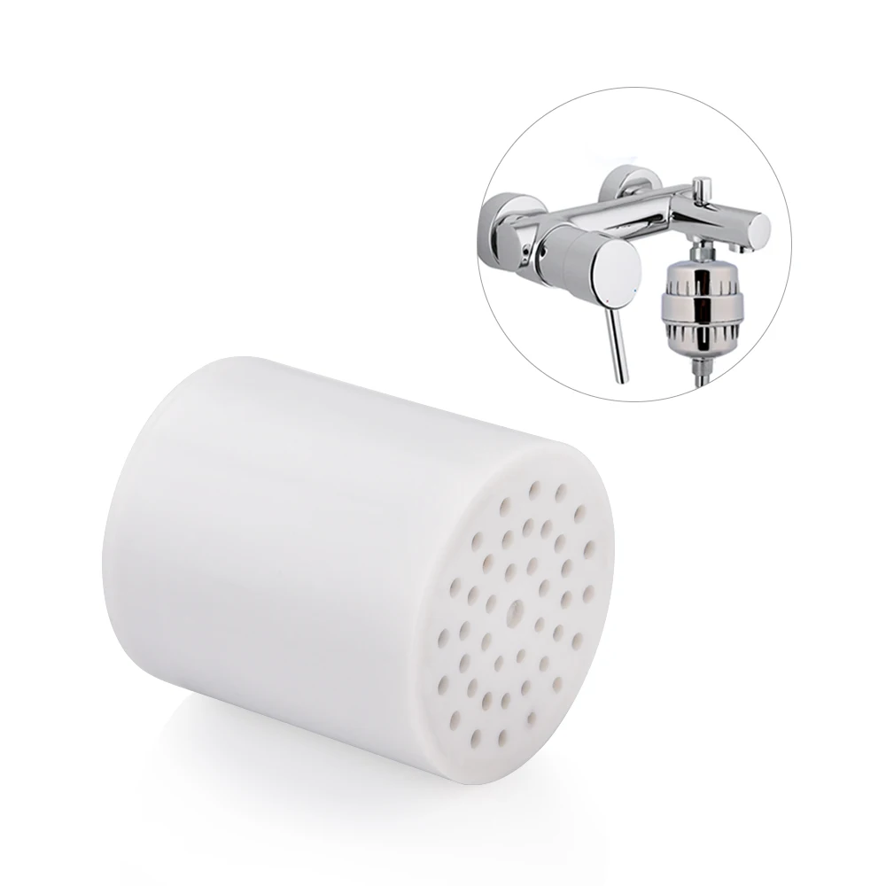 

Bathroom Shower Filter Cartridge In-line Bathroom Shower Water Purifier Treatment Health Softener Chlorine Removal Free Shipping