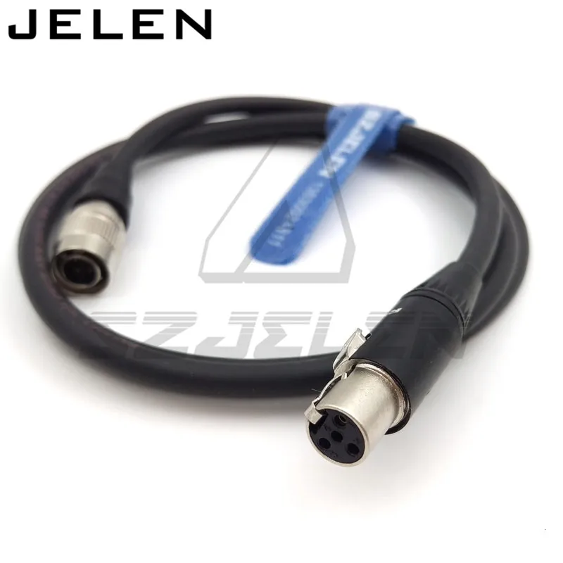Sony камера Hirose 4 pin 12 V Выходная мощность для MINI XLR 4pin разъем для TVLOGIC 058 кабель питания