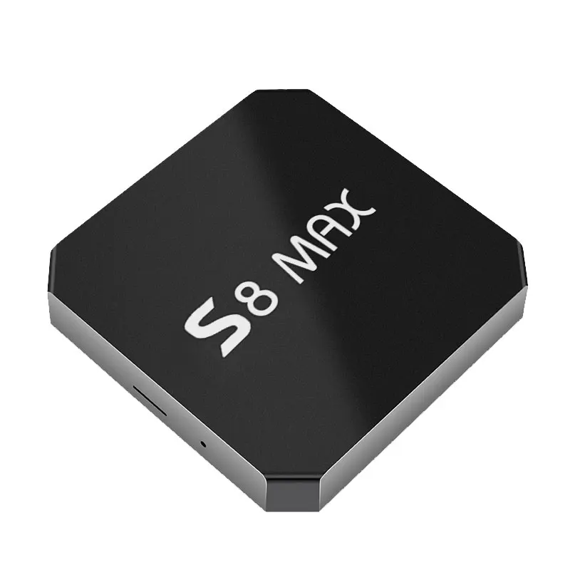 S8 MAX Smart tv Box Android 8 1 RK3328 4 Гб ОЗУ 32 ПЗУ USB 3 0 2 4G и 5G wifi Bluetooth медиаплеер H.265 4K HD