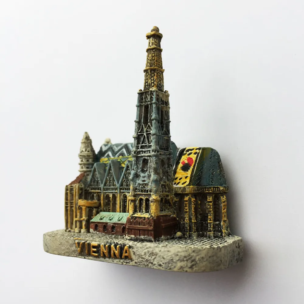 Магниты на холодильник BABELEMI Vienna Австрия в стиле святого Стефана 3D магниты