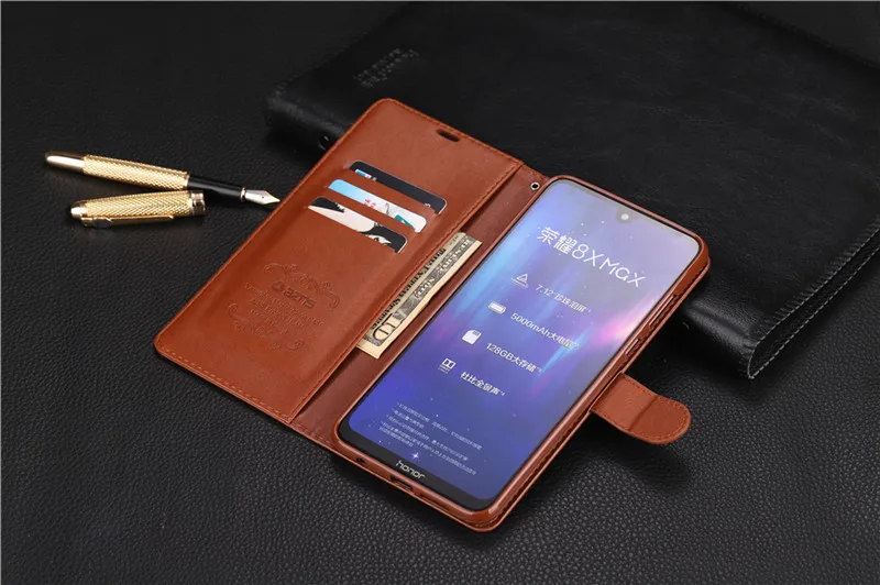 Для huawei Honor 8X Max чехол AZNS Высокое качество Флип из искусственной кожи чехол-подставка s для huawei Honor 8X Max держатель для карт сумка для телефона