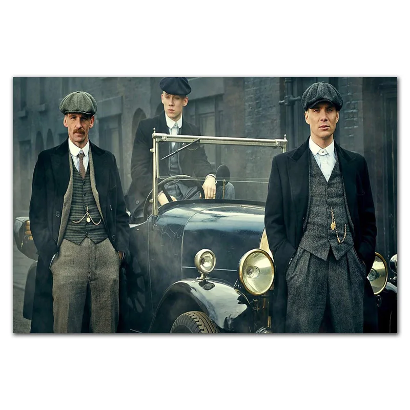 0008 Peaky bliners Cillian Мерфи ТВ-шоу художественный постер Картина Настенная картина домашний декор, плакаты и принты - Цвет: 0008