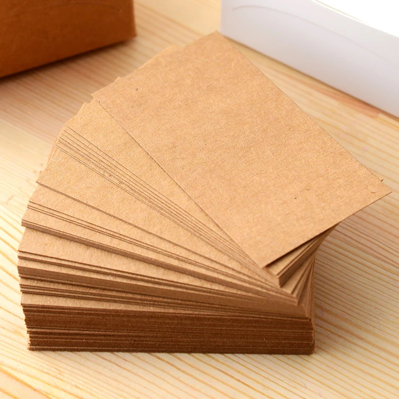 100 шт./лот крафт бумага белый и черный цвета сделай сам граффити блокноты карточки