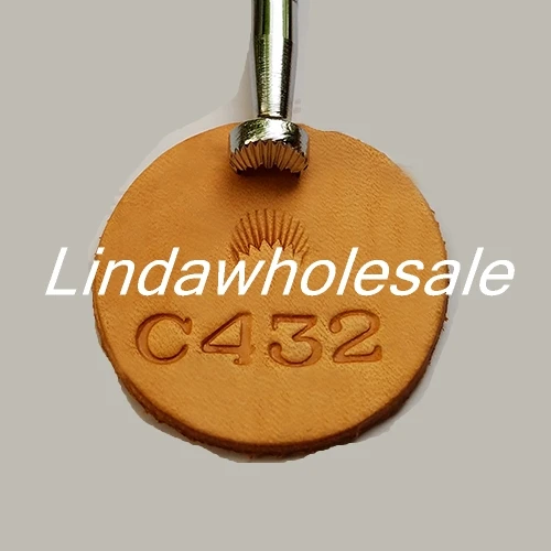 C428 Японский печать симвоов инструменты C428/425/709/431/432, кожа, инструменты, клеймо - Цвет: C428