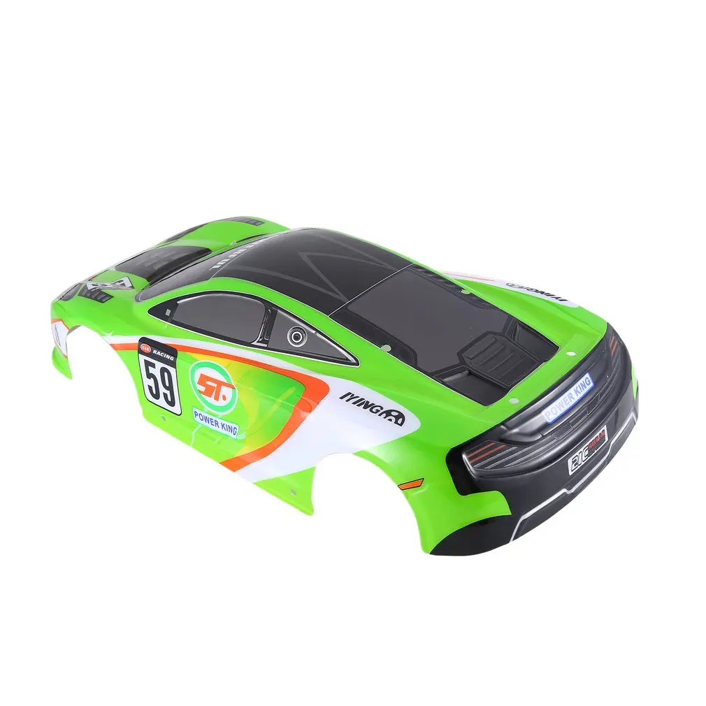 1/10 RC корпус автомобиля для 1:10 RC для гоночного автомобиля плоский спортивный Дрифт транспортного средства RTR детали для игрушек многоцветная Радиоуправляемая машина детали для игрушек
