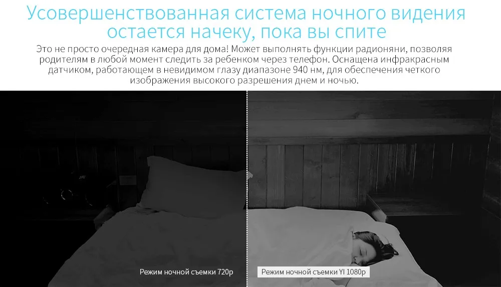 YI купол Камера 1080 P панорамирования/наклона/зум Беспроводной IP Видеоняни и радионяни видеонаблюдения Системы 360 градусах Ночное видение глобальный