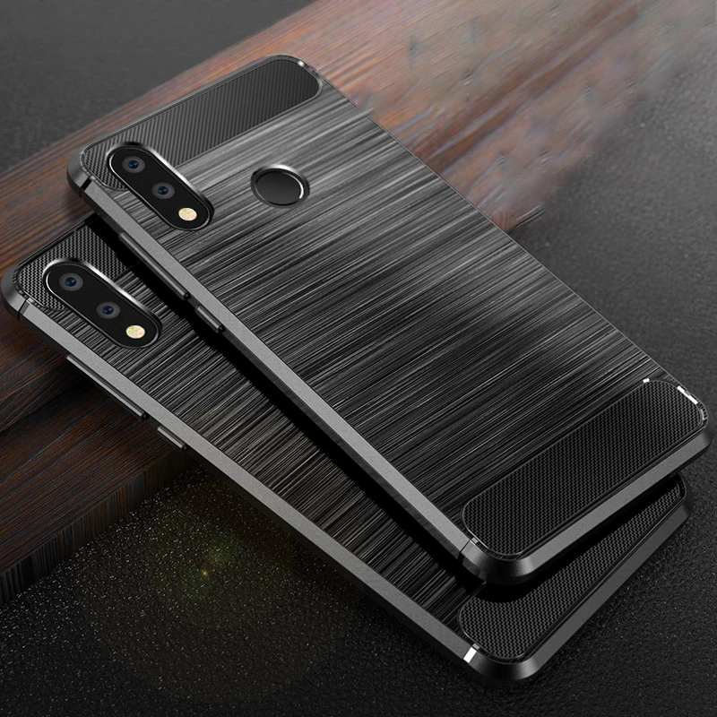 Huawei P20 Lite чехол углерода задний Чехол Air Броня подушки углу противоударный