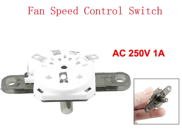 AC 250V 1A 3/16 &quotDia. Переключатель контроля скорости с фиксированным отверстием для