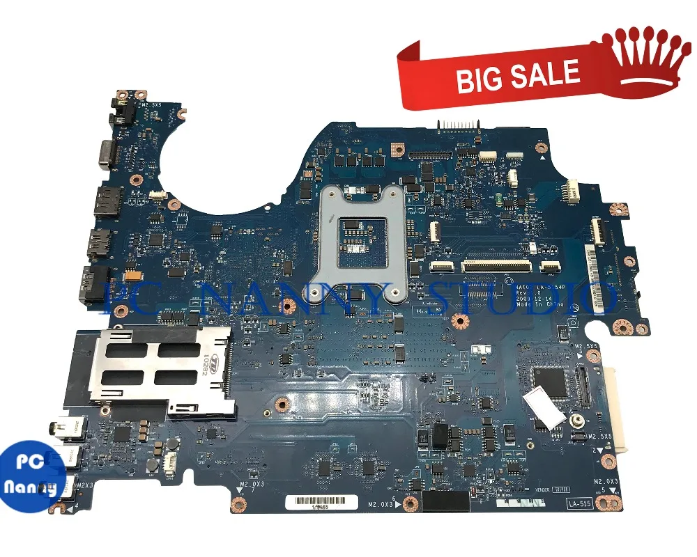 ПК Няня для Dell Studio 1747 1749 материнская плата NAT02 LA-5154P DDR3 Протестирована | Компьютеры