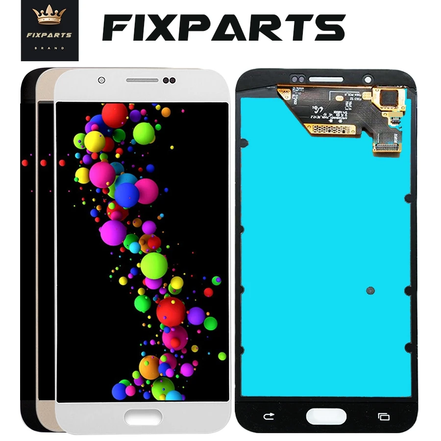 

Tested AMOLED LCD For Samsung Galaxy A8 A800 A8000 A800F Phone LCDs Display Touch Screen Digitizer Sensor Replacement