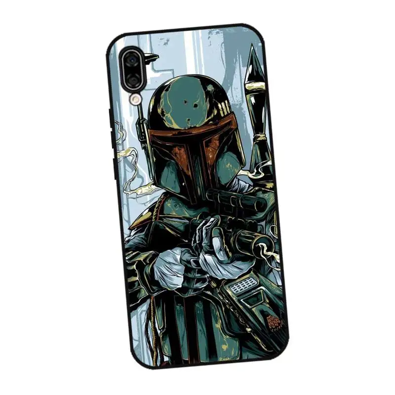 N411 Star War Cool Black Silicone Case Cover For Huawei Honor 6A 6C 6X 7C 7X 8 Lite Pro |