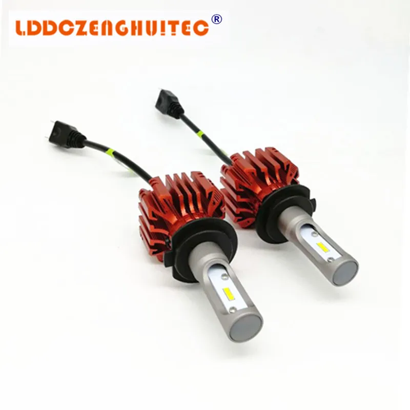 LDDCZENGHUITEC H1/H3/H4/H7/H11/H13/9005/9006 9004 9007 9012 880 Светодиодная лампа для автомобильных фар 50 Вт