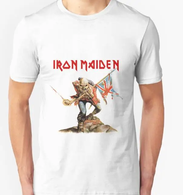 Trooper Мужчины Футболка Творческий Рубашки Забавный Хлопок моды короткий тройник