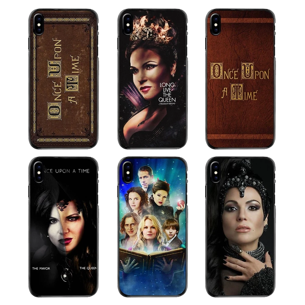 Чехол для телефона с жесткой поверхностью с принтом сериала "Однажды в сказке" для iPhone 4 4S 5 5S 5C SE 6 6S 7 8 Plus X XR XS Max и iPod Touch.