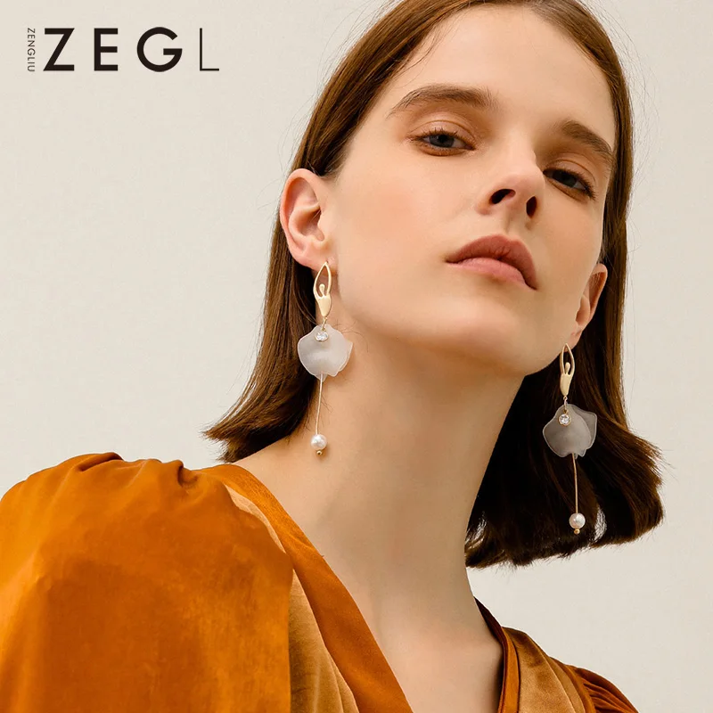 ZEGL модные забавные серьги Модные балетные для девочек женские с кисточками