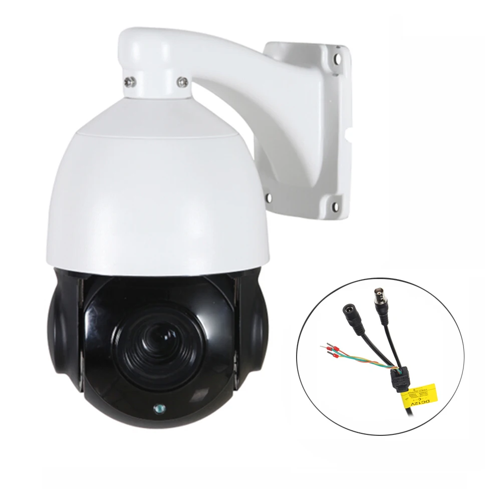4 канальный 1080P 5 в 1 AHD DVR HD PTZ 2MP купольная камера средней скорости 20x zoom IR 80m