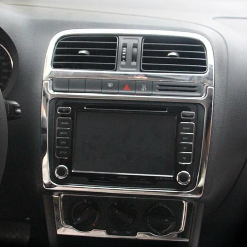 Наклейки Tonlinker на внутреннюю панель управления для Volkswagen POLO 2011 18 Стайлинг
