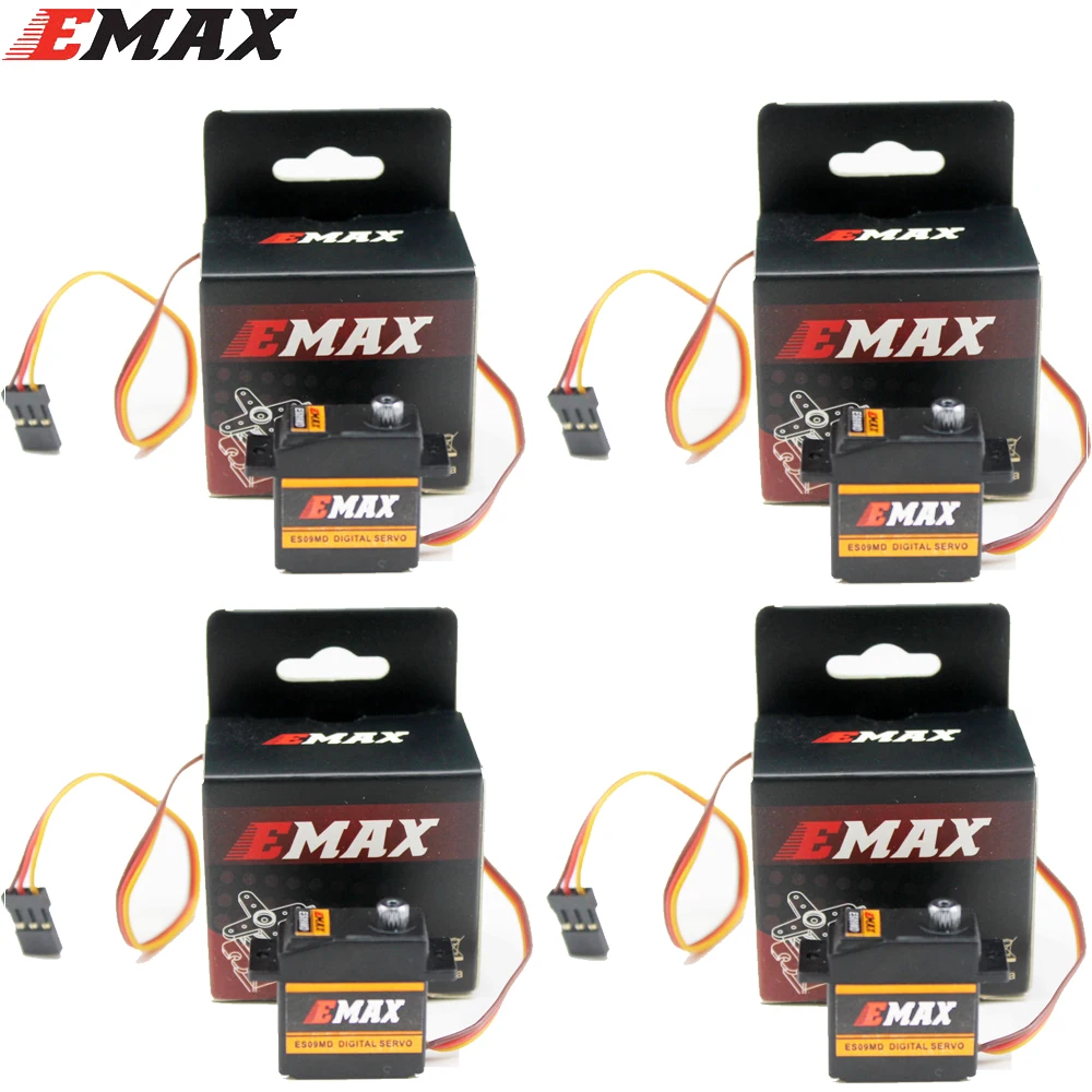 EMAX ES09MD специальный металлический цифровой сервопривод с двумя подшипниками для
