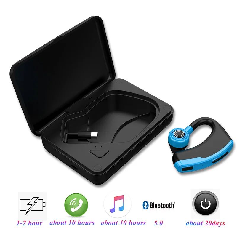FERSHA Business Wireless Headset Driving headphones Wireless Bluetooth earphone Gaming Headset for Huawei / Samsung / iphone /LG