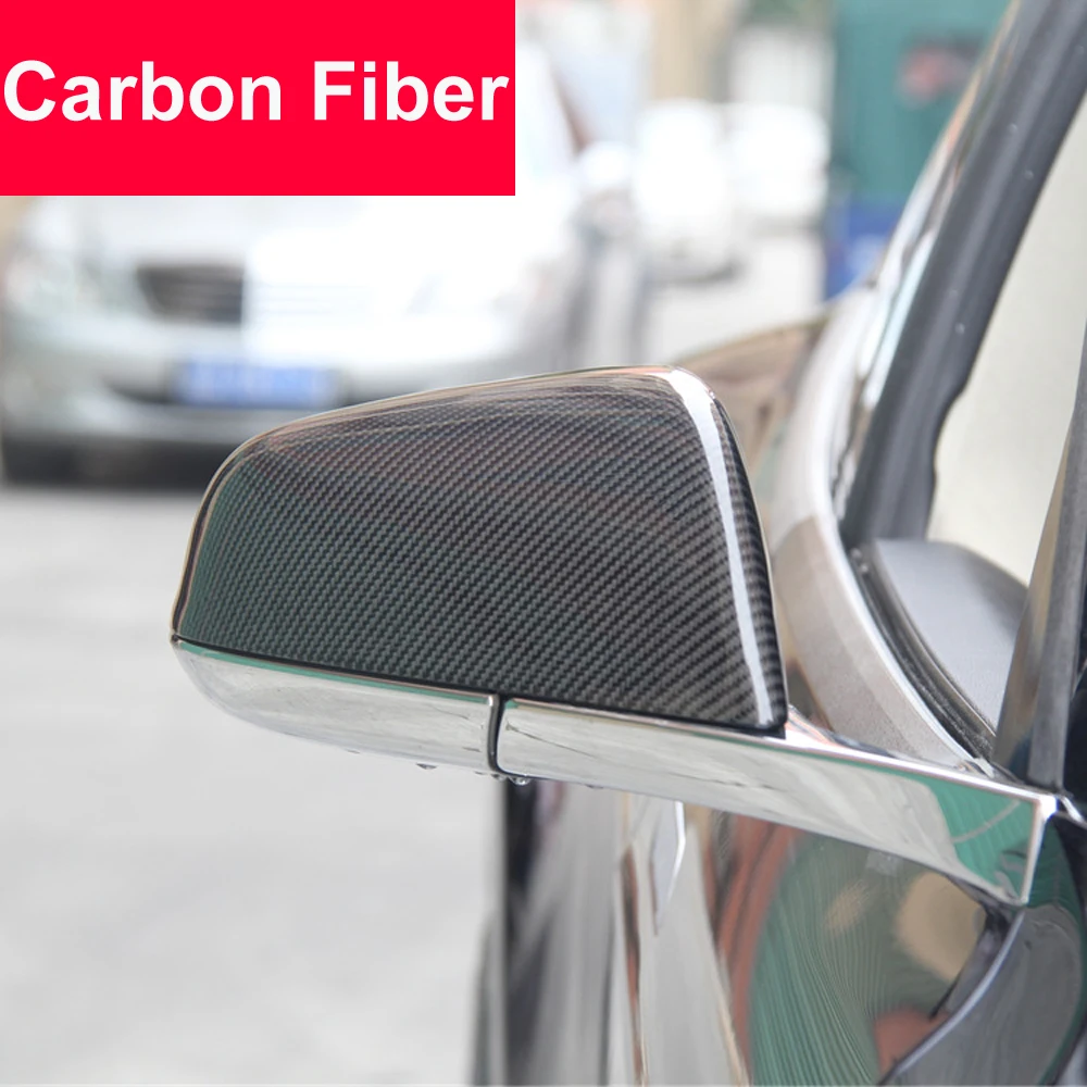 

Carbon Fiber Car Door Rear View Mirror Cover Sticker Car-Styling Decoration For TESLA MODEL 3 S X Auto Accessories