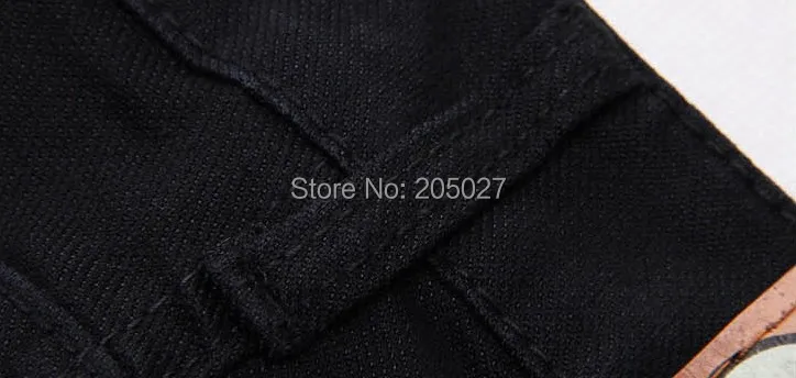 Модные новые мужские тонкие повседневные брюки модные обтягивающие джинсы узкие