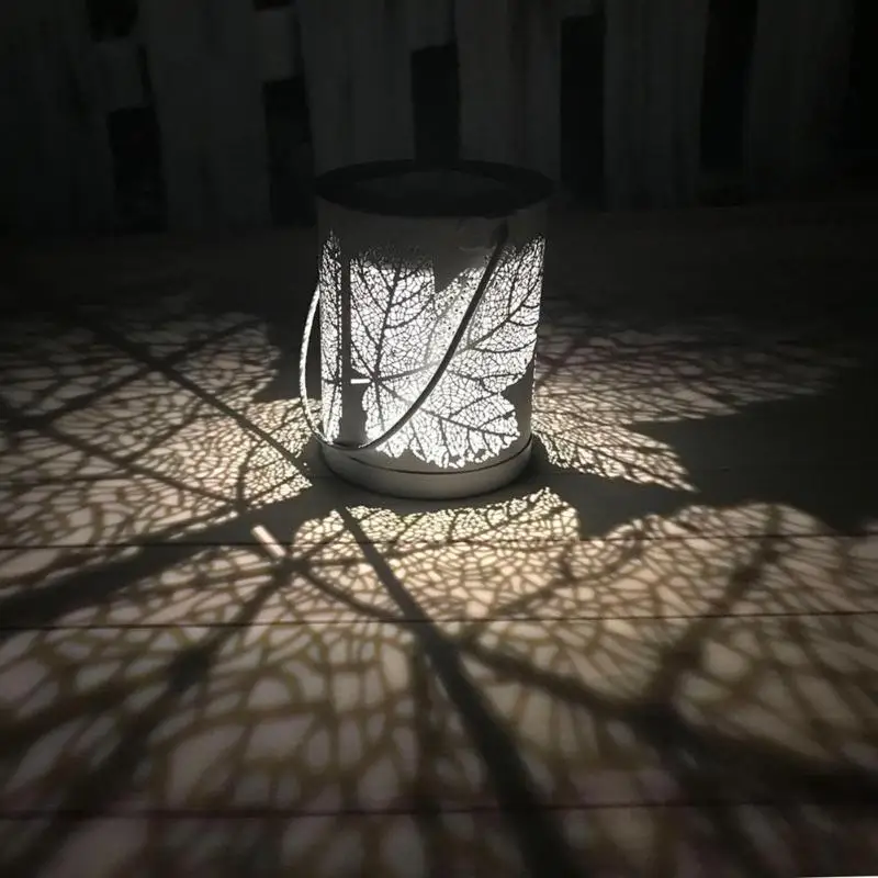 Портативный уличный садовый светильник на солнечной батарее металлическая