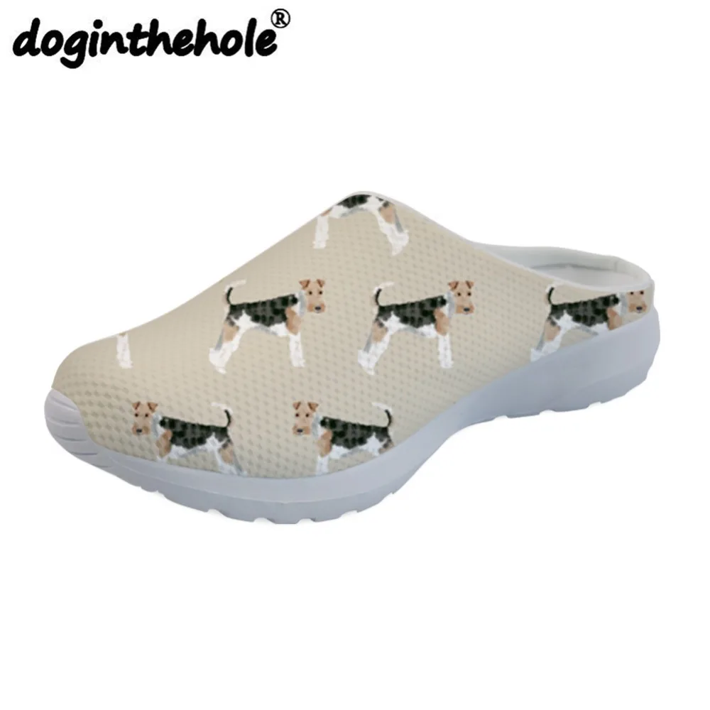 Doginthehole/пляжная обувь женские спортивные сандалии уличные тапочки с рисунком