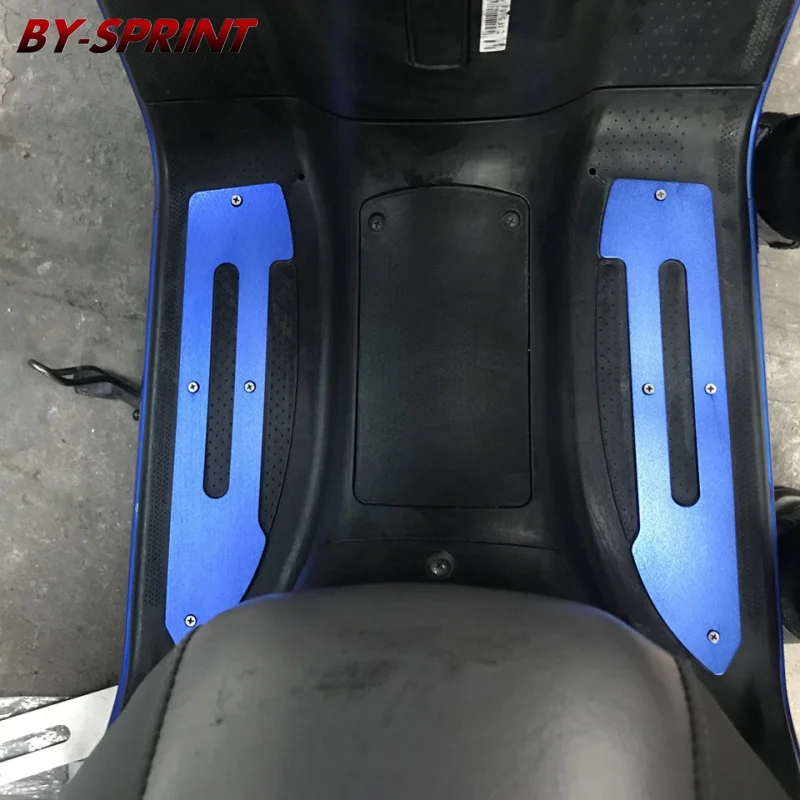 Новые QBIX измененные аксессуары для мотоцикла CNC подножка коврики для ног Подножки педаль пластина 125cc для Yamaha QBIX