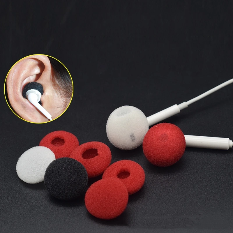 10 шт. губчатые амбушюры для наушников из пены 18 мм Bluetooth наушники Сменные наушники Защитные чехлы для MP3 MP4