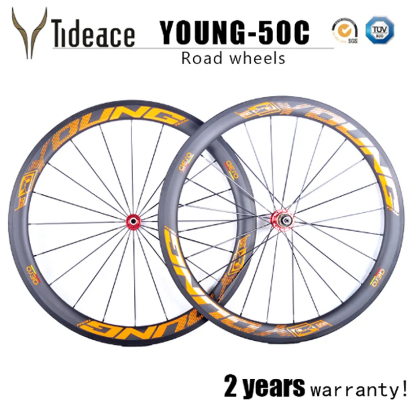 2017 карбоновые дорожные тележки 50 мм без втулки или клинкер с Novatec 291 ступицы