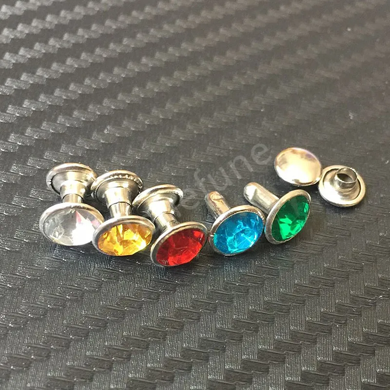 100 шт. 8 мм искусственная кожа|spikes and studs|rhinestone rivetsstuds spikes |