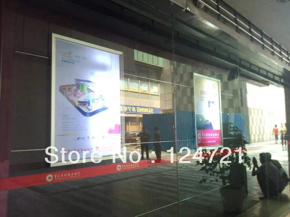 Advertising aluminum snap frame LED slim lightbox | Лампы и освещение