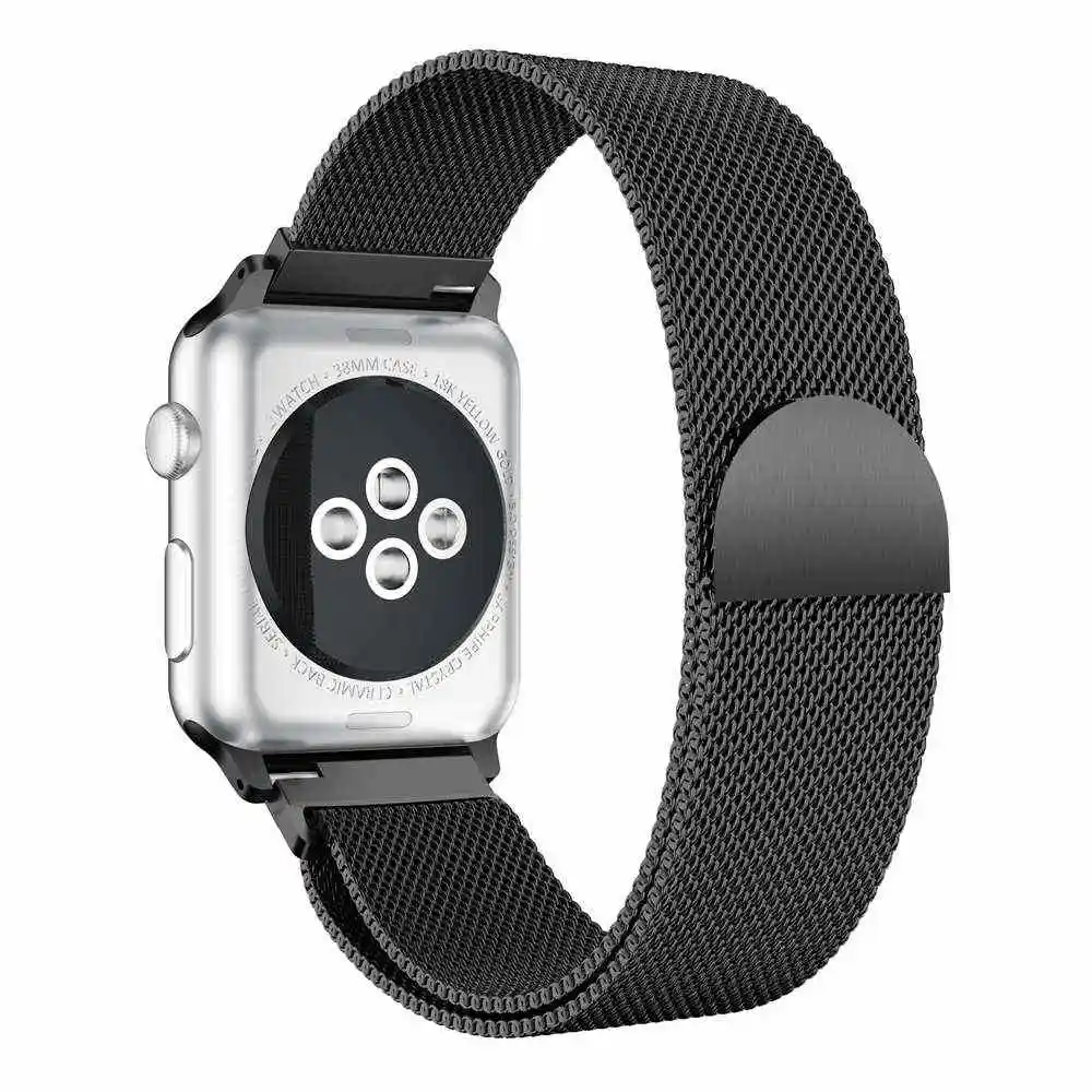 Миланские Ремешки для наручных часов Apple Watch серии iWatch 4/2/1 браслет 42 мм 38 44 40 из