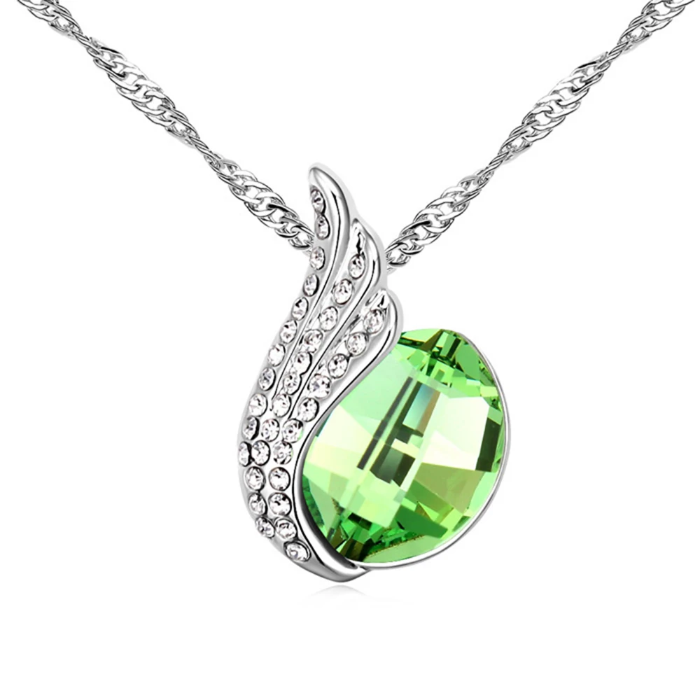 Новинка 2017 свадебные украшения Очаровательное ожерелье с подвеской в виде крыла